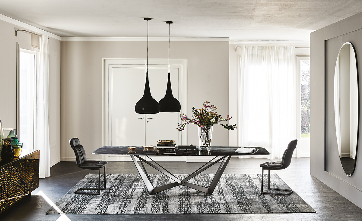 Cattelan Italia Skorpio CrystalArt Dining Table