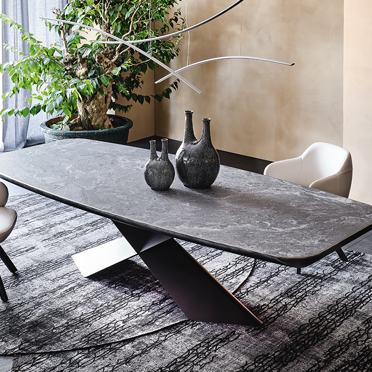 Tyron Keramik Premium Dining Table - Thumbnail 4