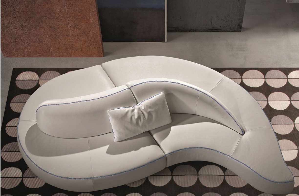Wave Curved Sofa - Thumbnail 2