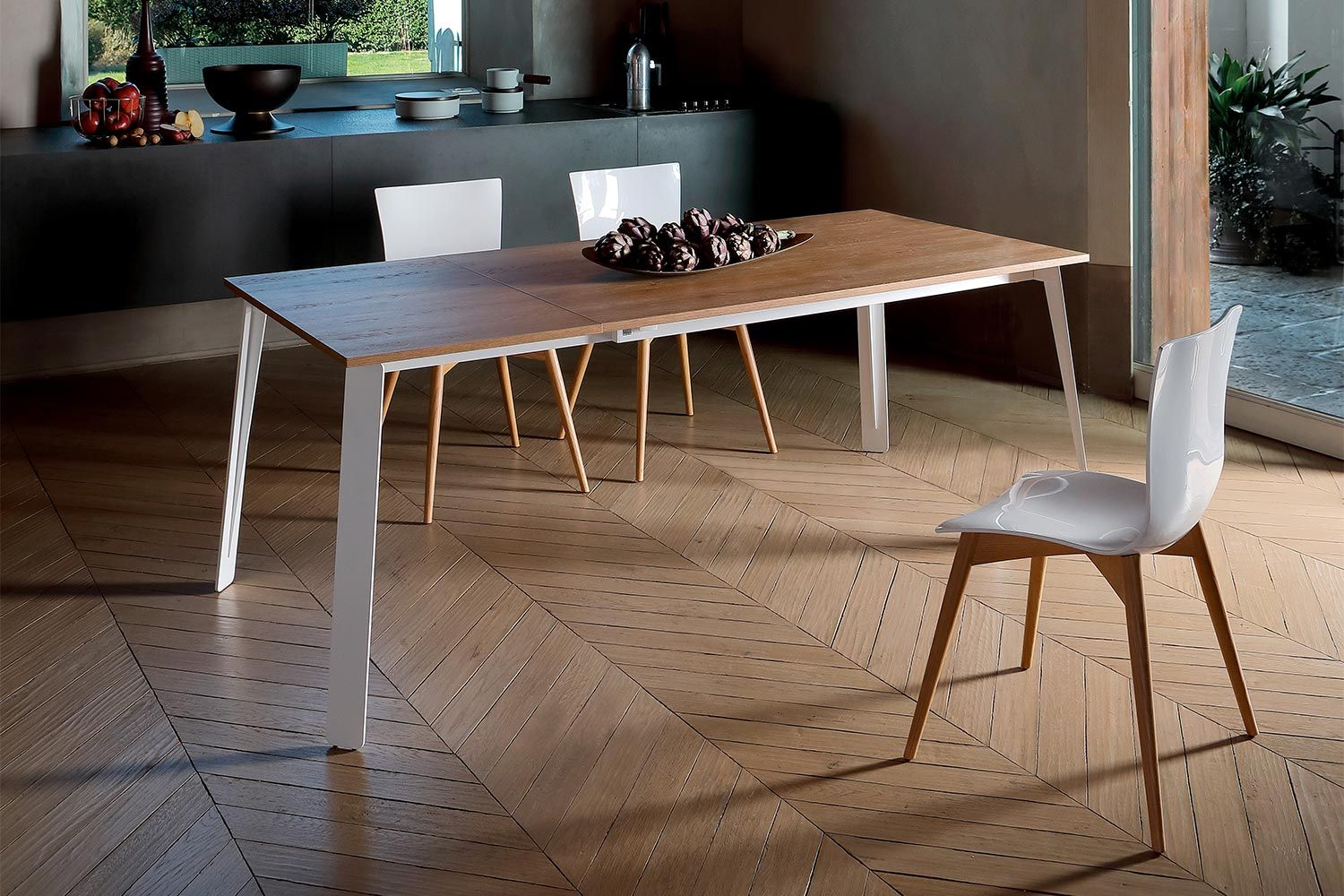 Aria Wood Dining Chair - Thumbnail 4