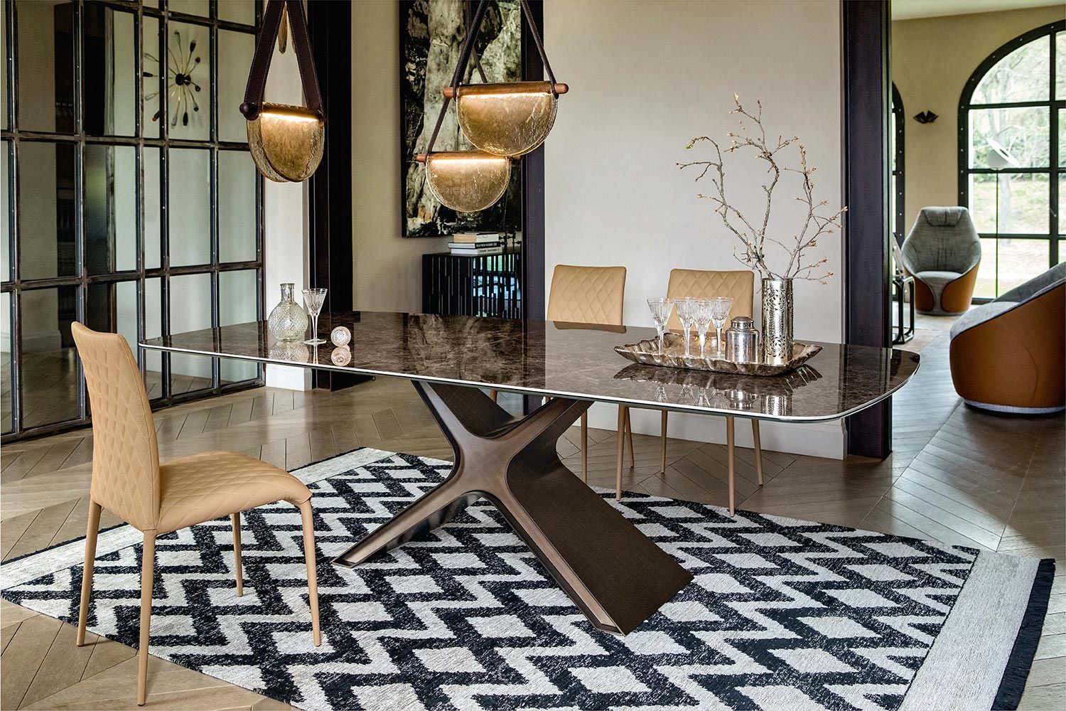 Tonin Casa Calliope Dining Table - Thumbnail 2