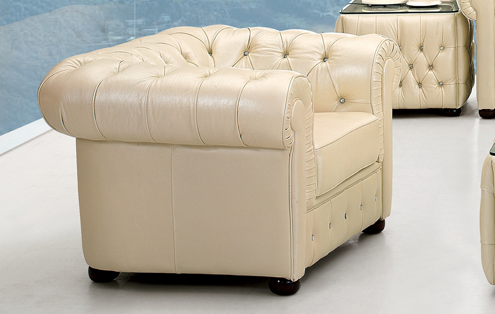 258 Leather Loveseat