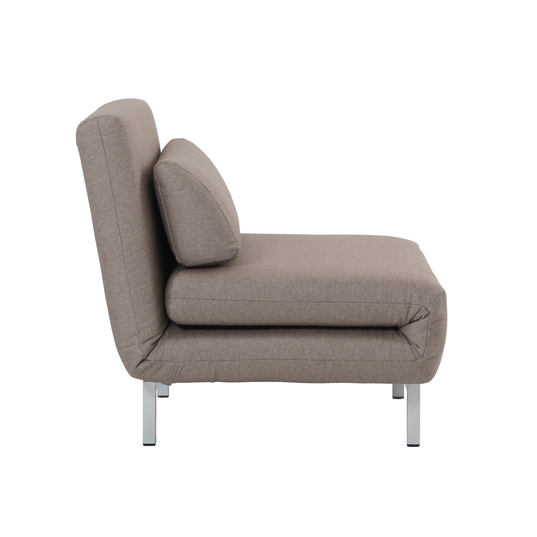 Premium Chair Bed LK06-1 in Beige Fabric