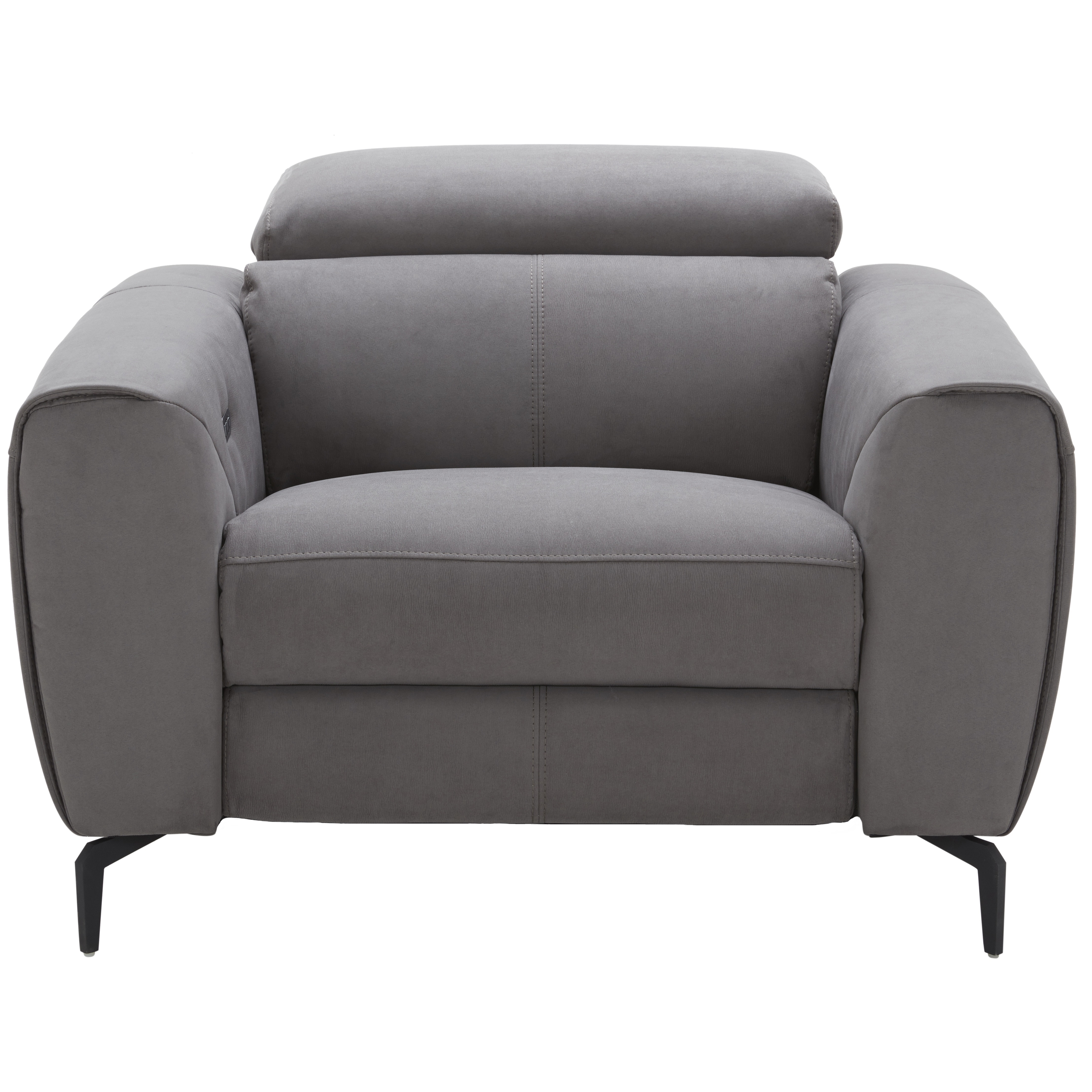 Lorenzo Grey Fabric Chair - Thumbnail 2