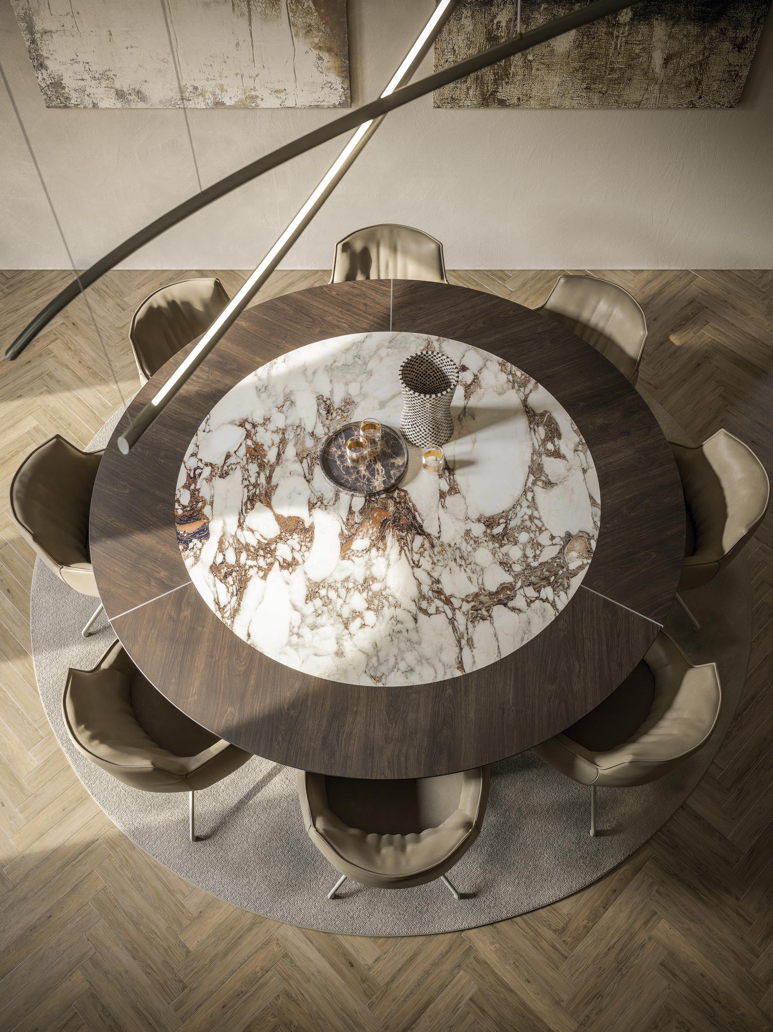 Senator Ker-Wood Round Dining Table - Thumbnail 4