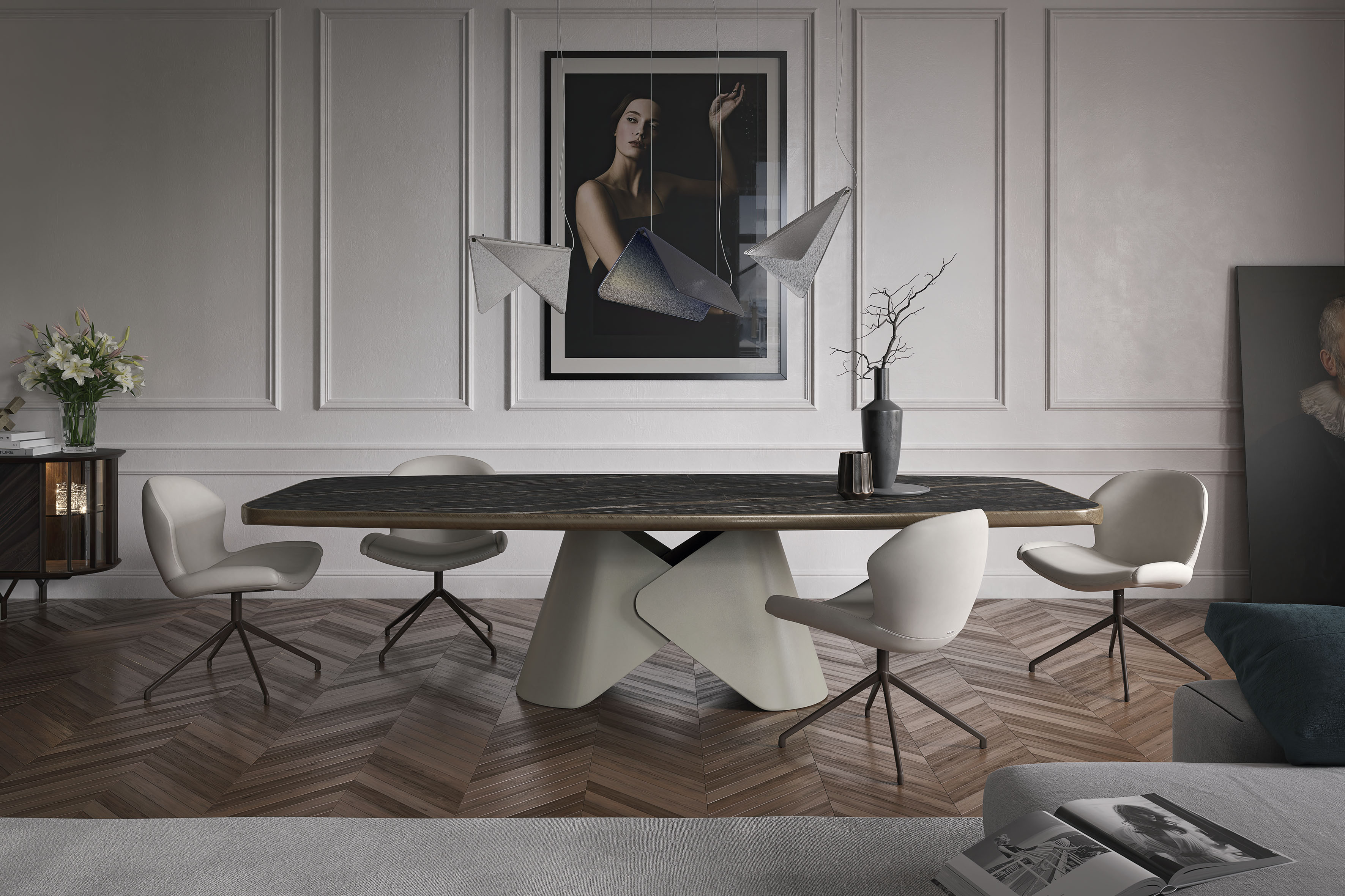 Cattelan Italia Scott Keramik Premium Dining Table - Thumbnail 2