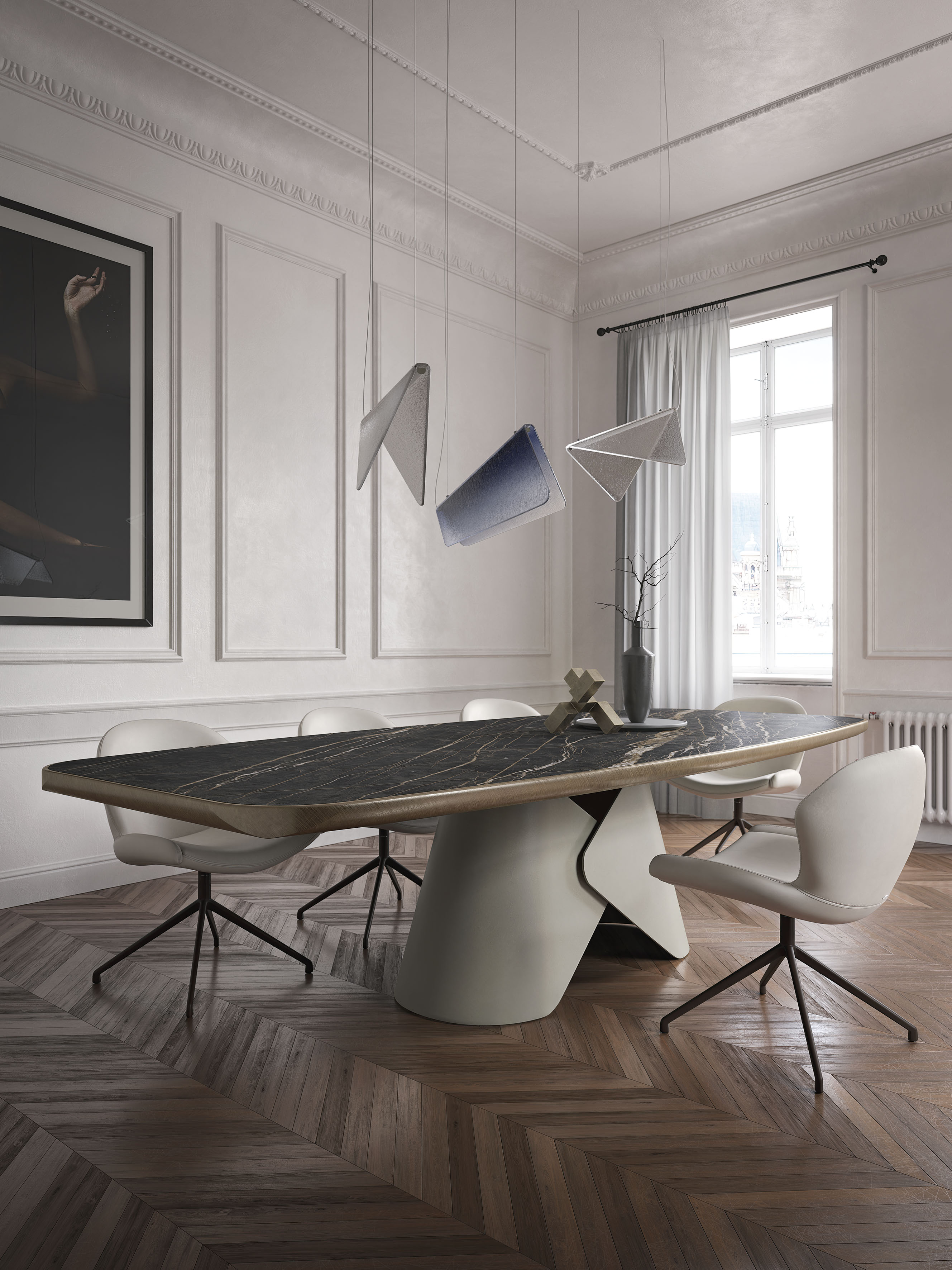 Cattelan Italia Scott Keramik Premium Dining Table - Thumbnail 3