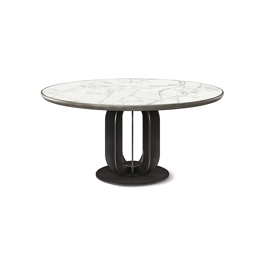 Soho Keramik Round Dining Table - Thumbnail 5
