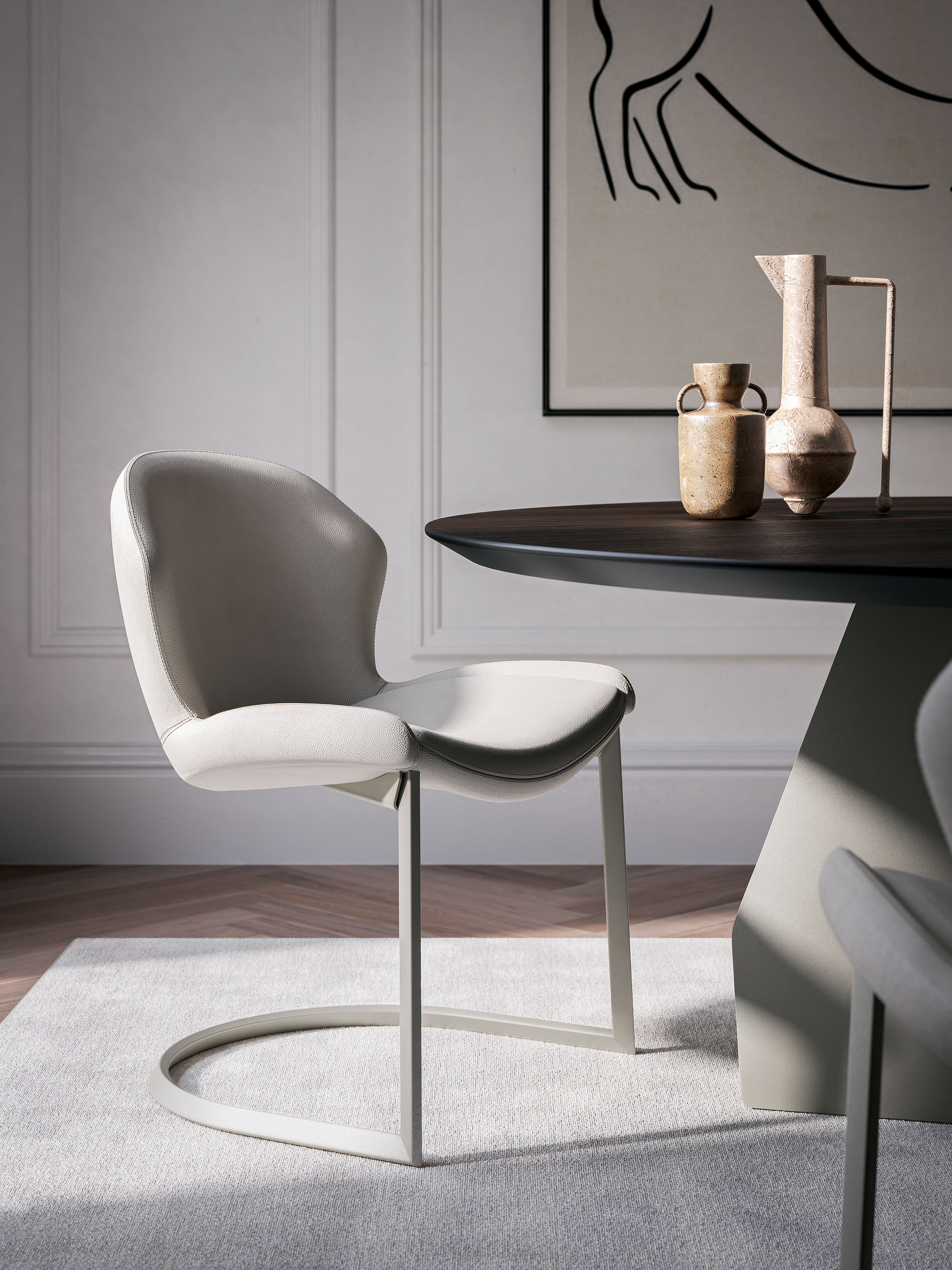 Cattelan Italia Rachel Cantilever Chair
