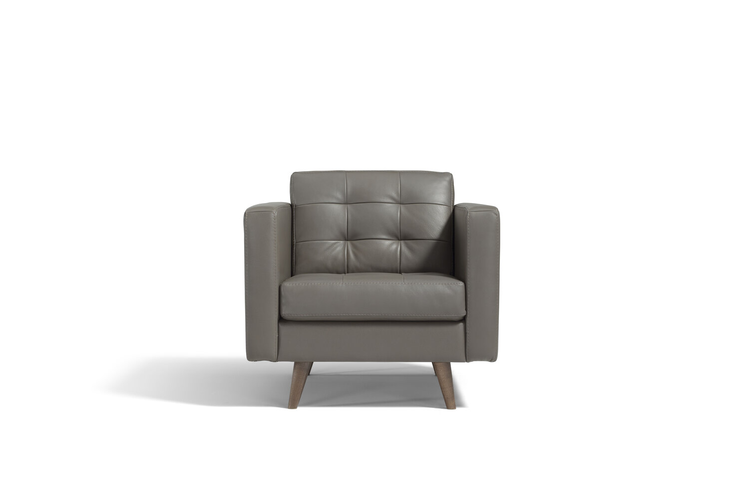 Viola Leather Armchair - Thumbnail 4