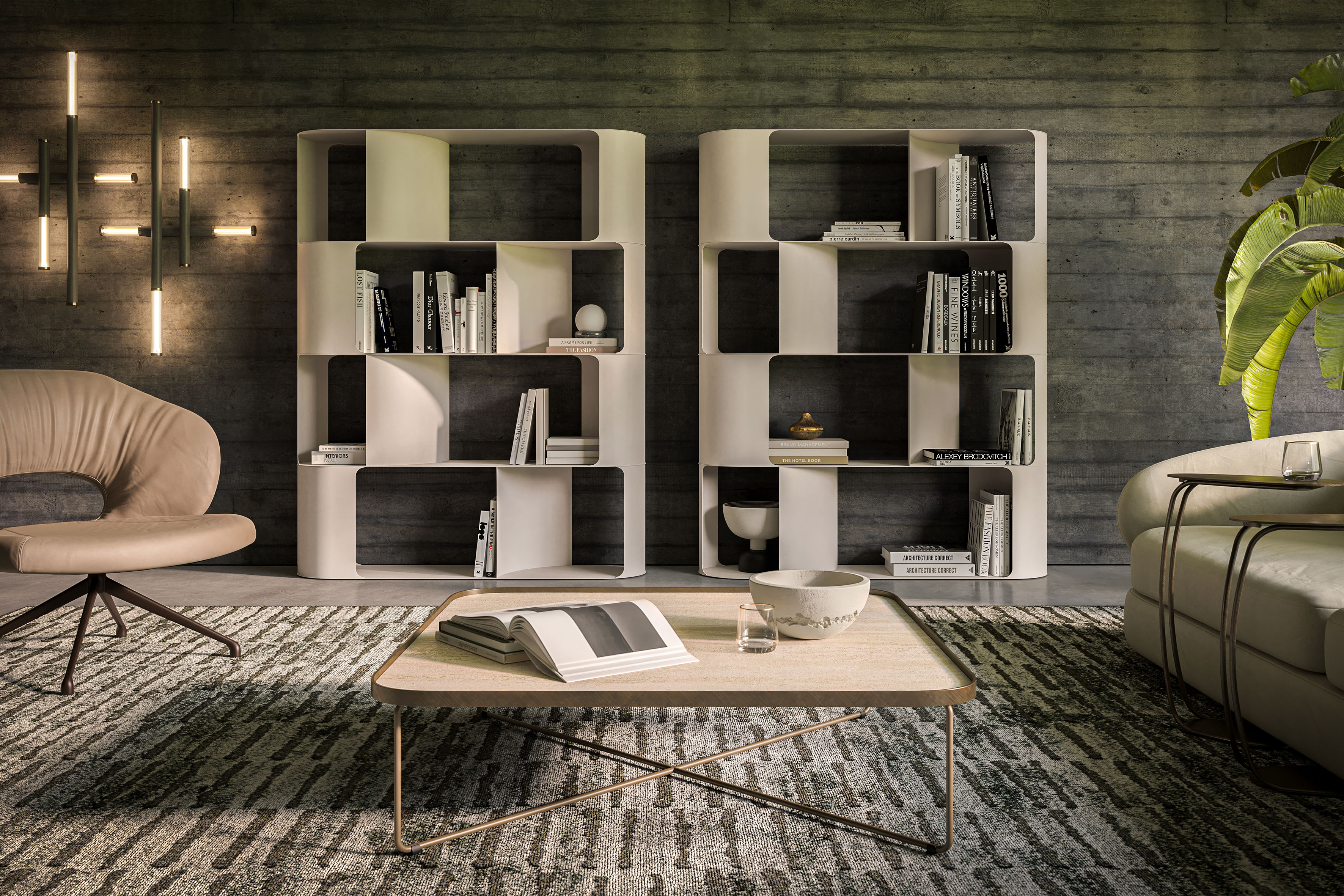 Fulham Bookcase by Cattelan Italia