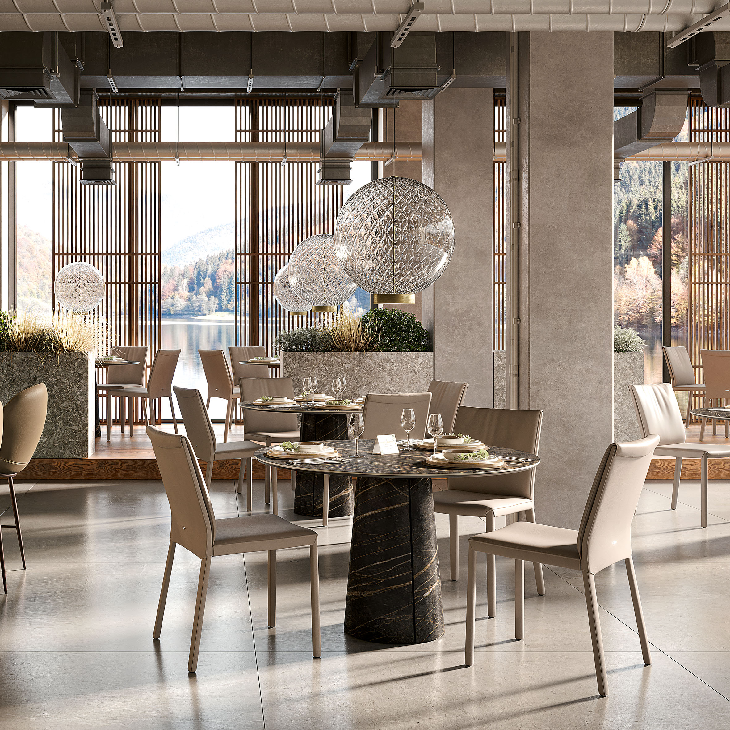 Cuba Keramik Bistrot Table