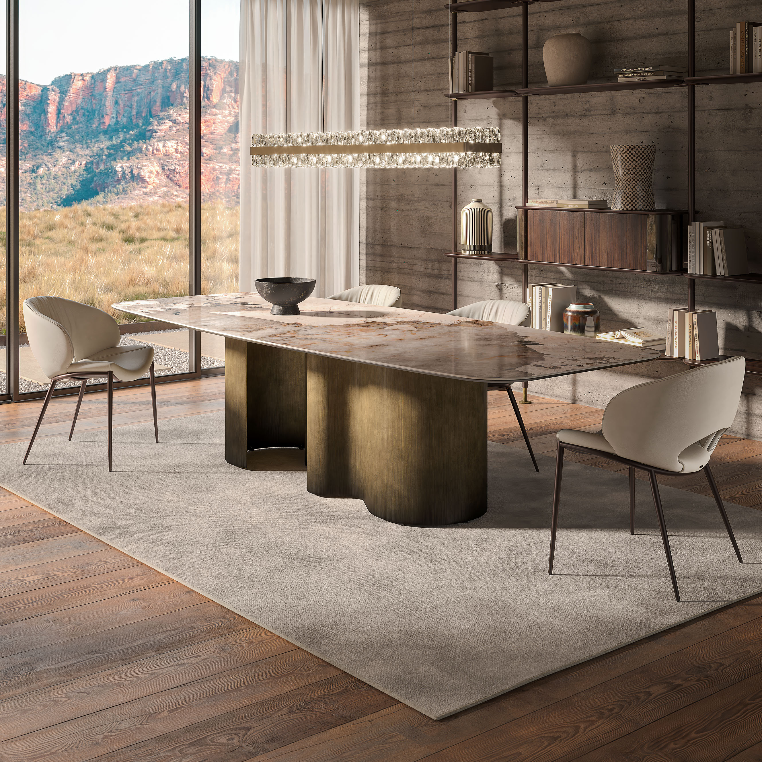 Cattelan Italia Papel Keramik Dining Table
