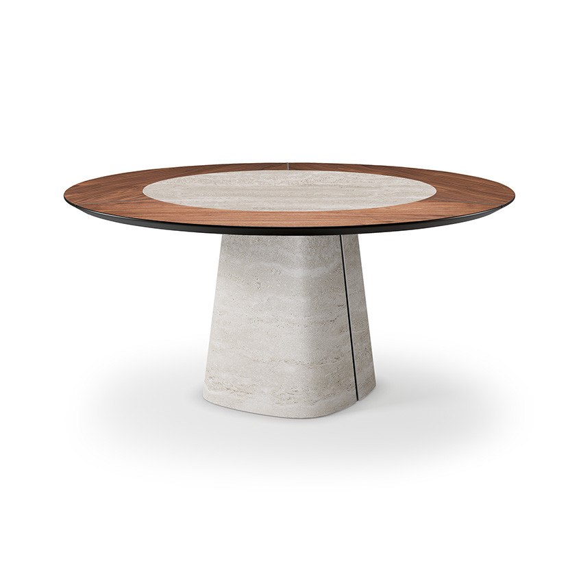 Rado Ker-Wood Round Dining Table - Thumbnail 2