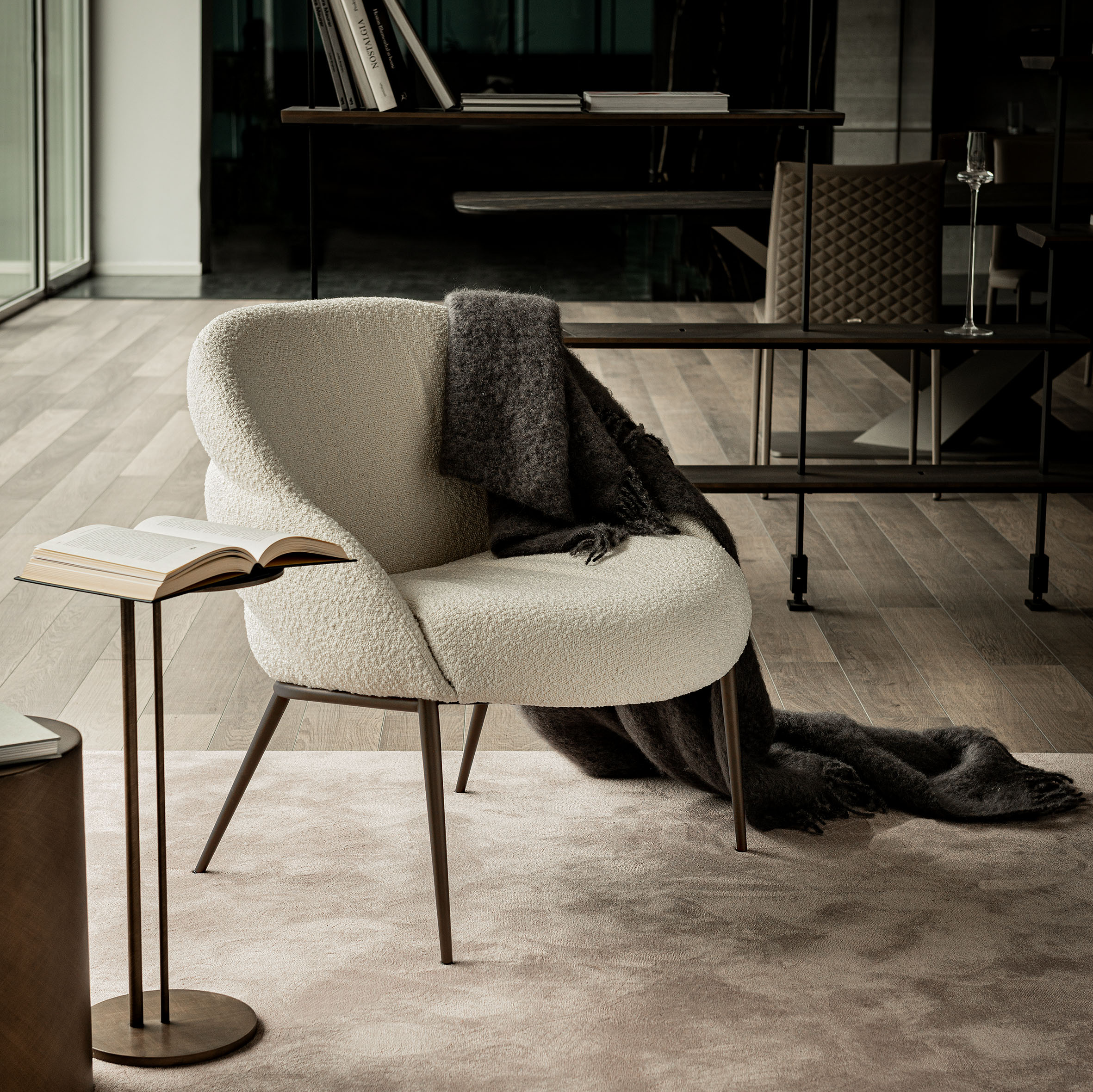 Cattelan Italia Camilla Lounge Dining Armchair - Thumbnail 4