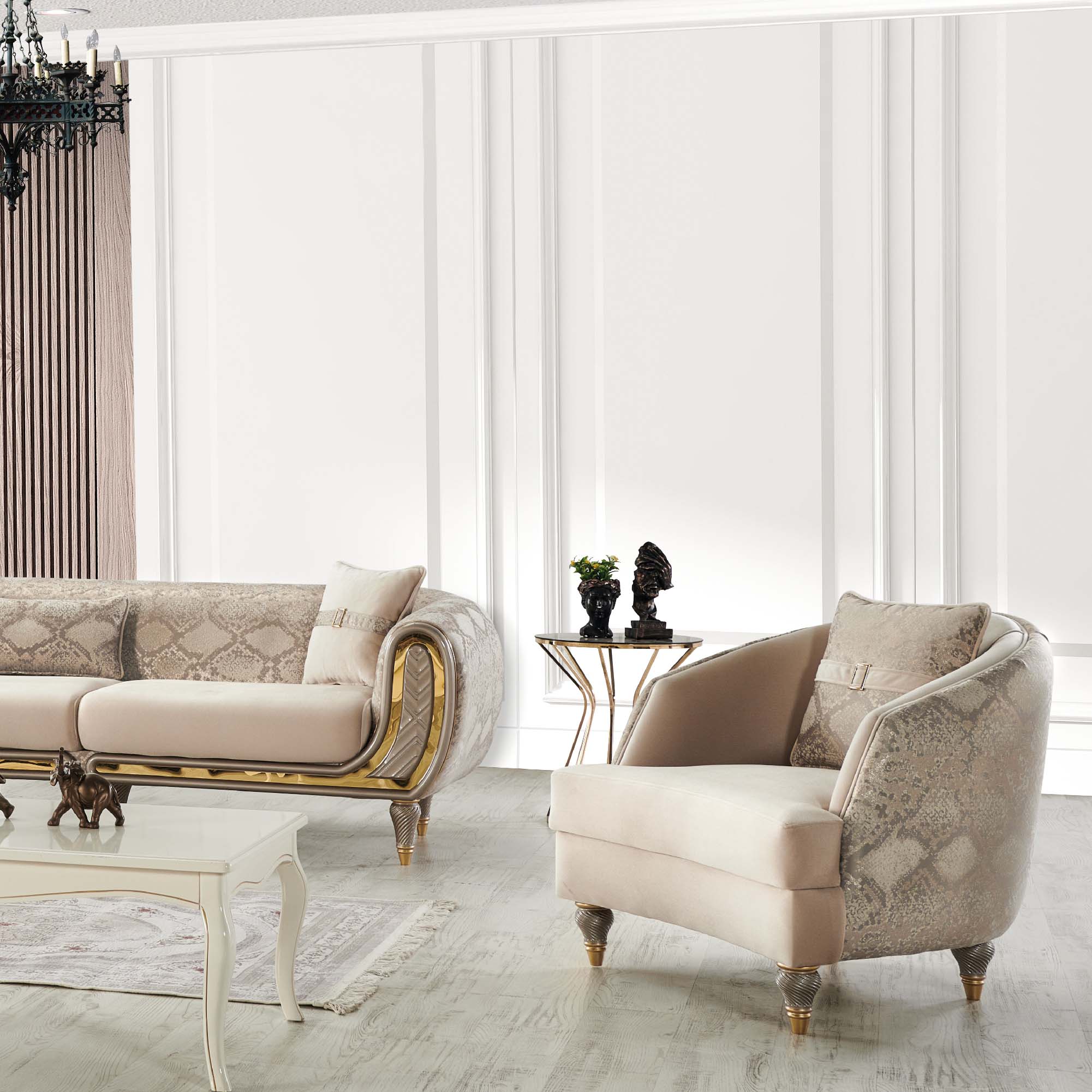 Lima Cream Sofa by Empire Furniture