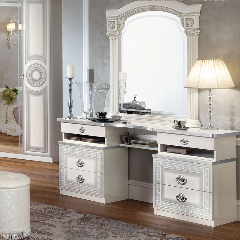 Aida White Vanity Dresser - Thumbnail 3