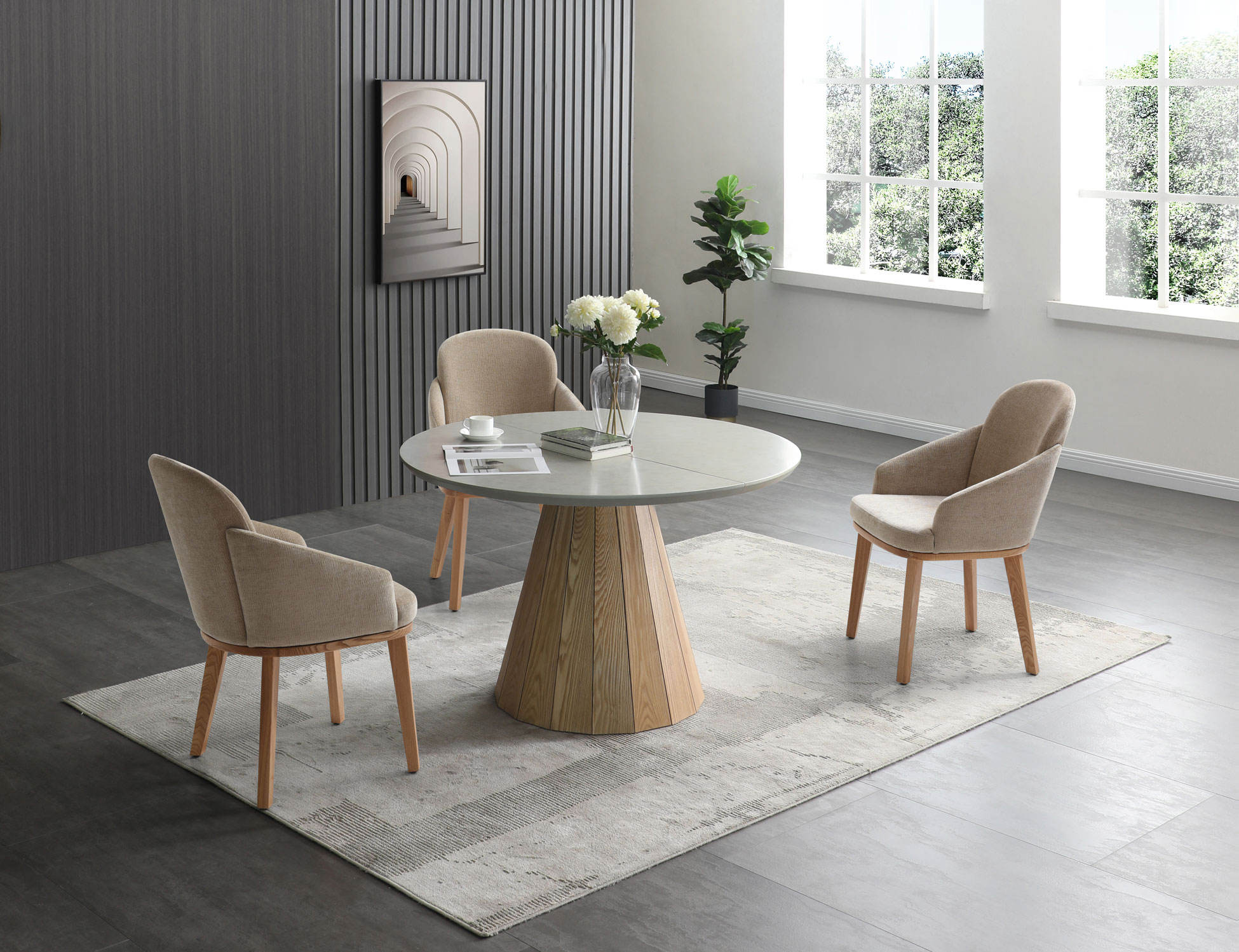 9493 Round Dining Table - Thumbnail 3