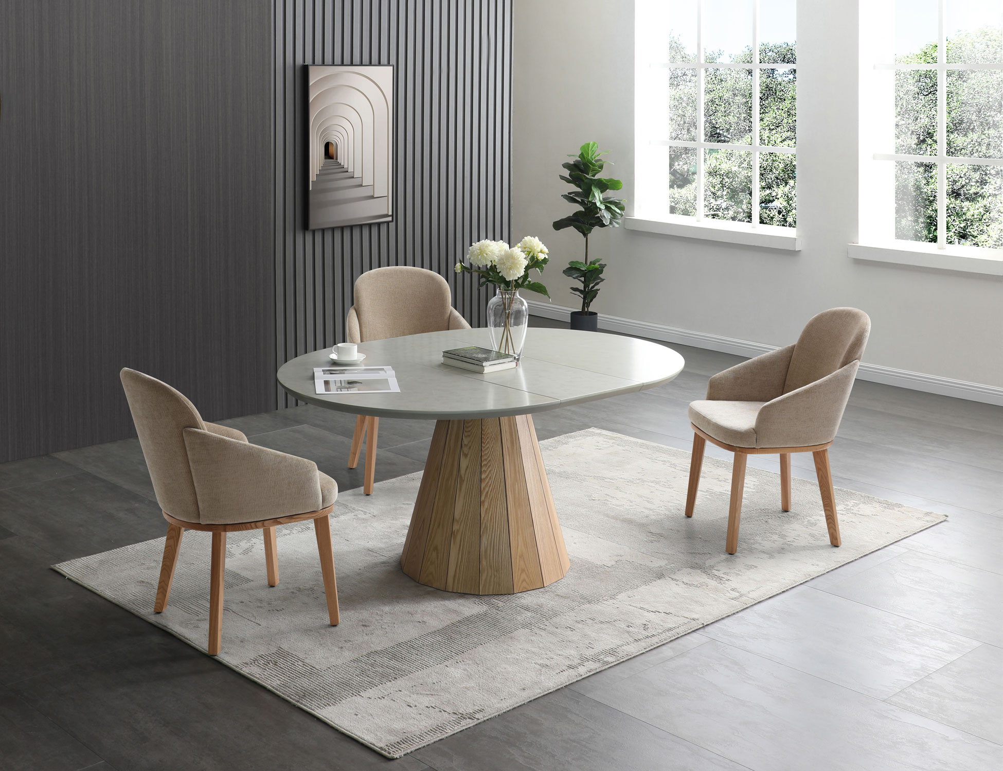 9493 Round Dining Table - Thumbnail 5