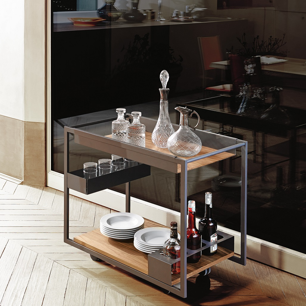 Mojito Wood cart bar - Thumbnail 3