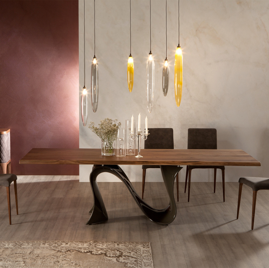 Tonin Casa Wave Wood Dining Table