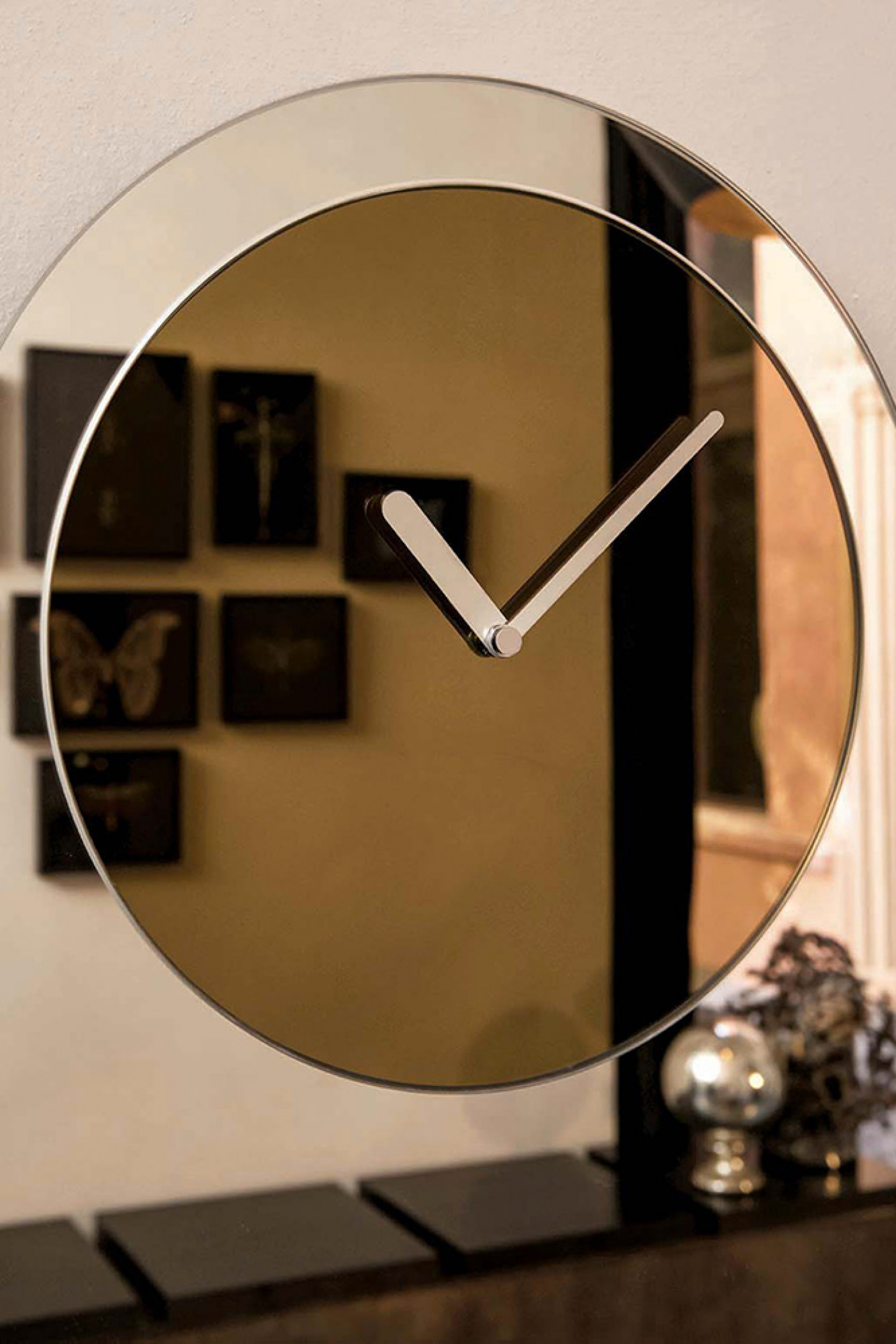 Tonin Casa Timeless Mirror With Clock