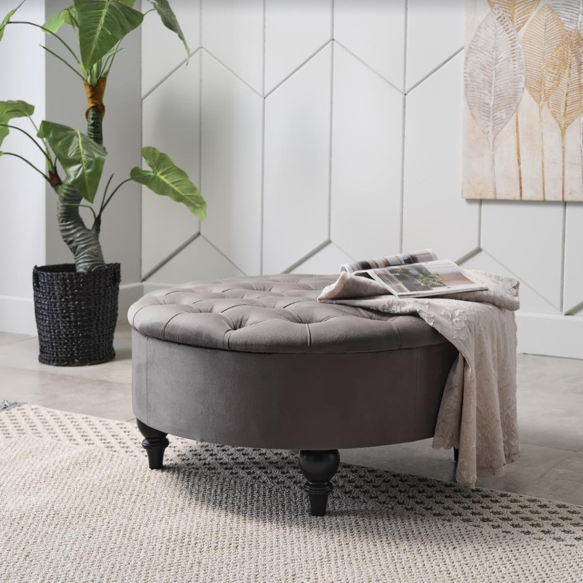 Suave Storage Ottoman - Thumbnail 3