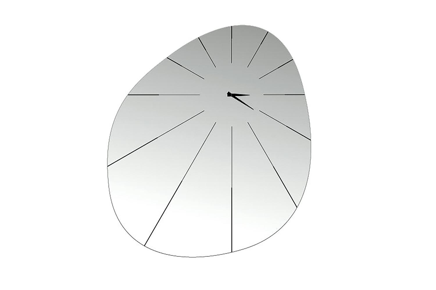 Tonin Casa Enigma Clock Mirror - Thumbnail 2