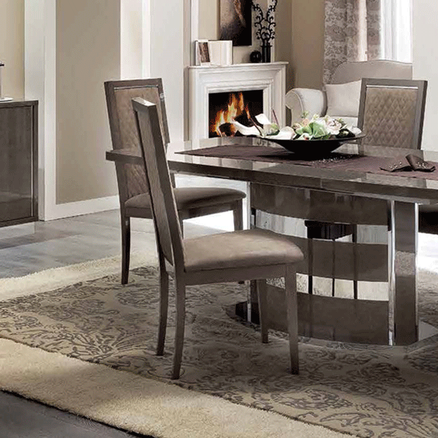 Platinum Rombi Eco-Leather Dining Chair - Thumbnail 4