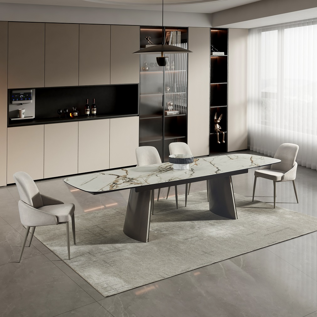 888 Ceramic Extension Dining Table - Thumbnail 3