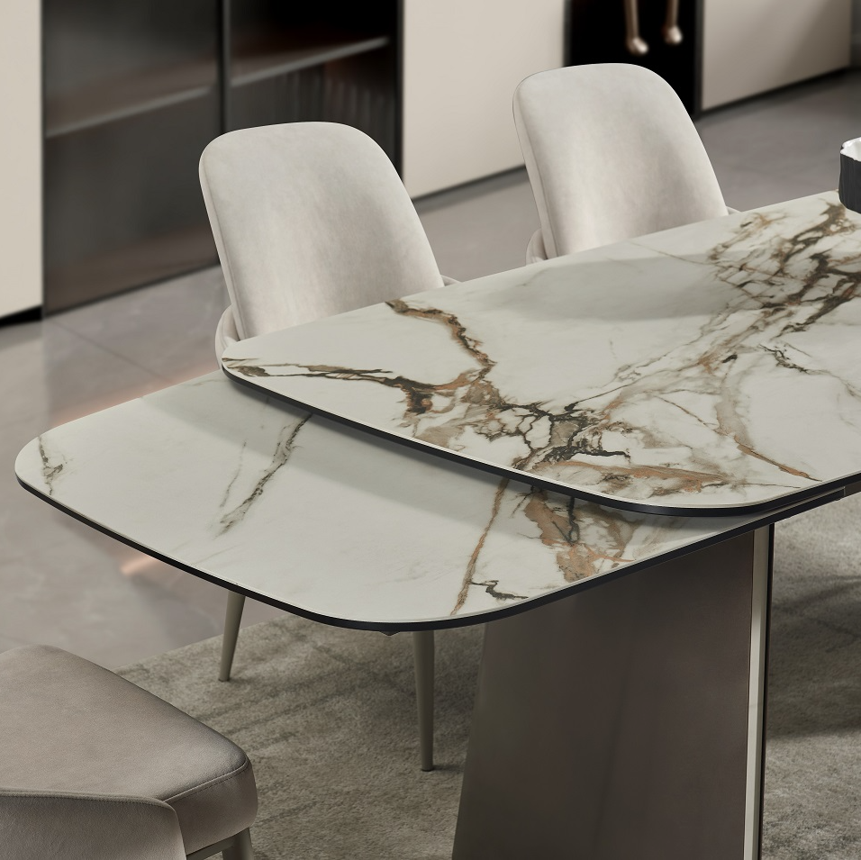 888 Ceramic Extension Dining Table - Thumbnail 4