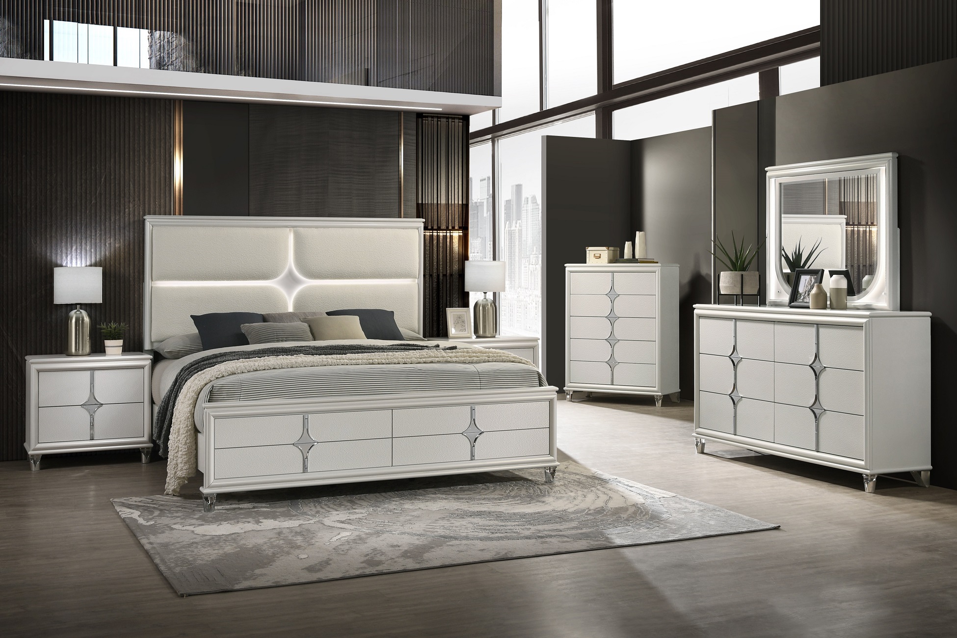 Bucharest Modern King Size Bed