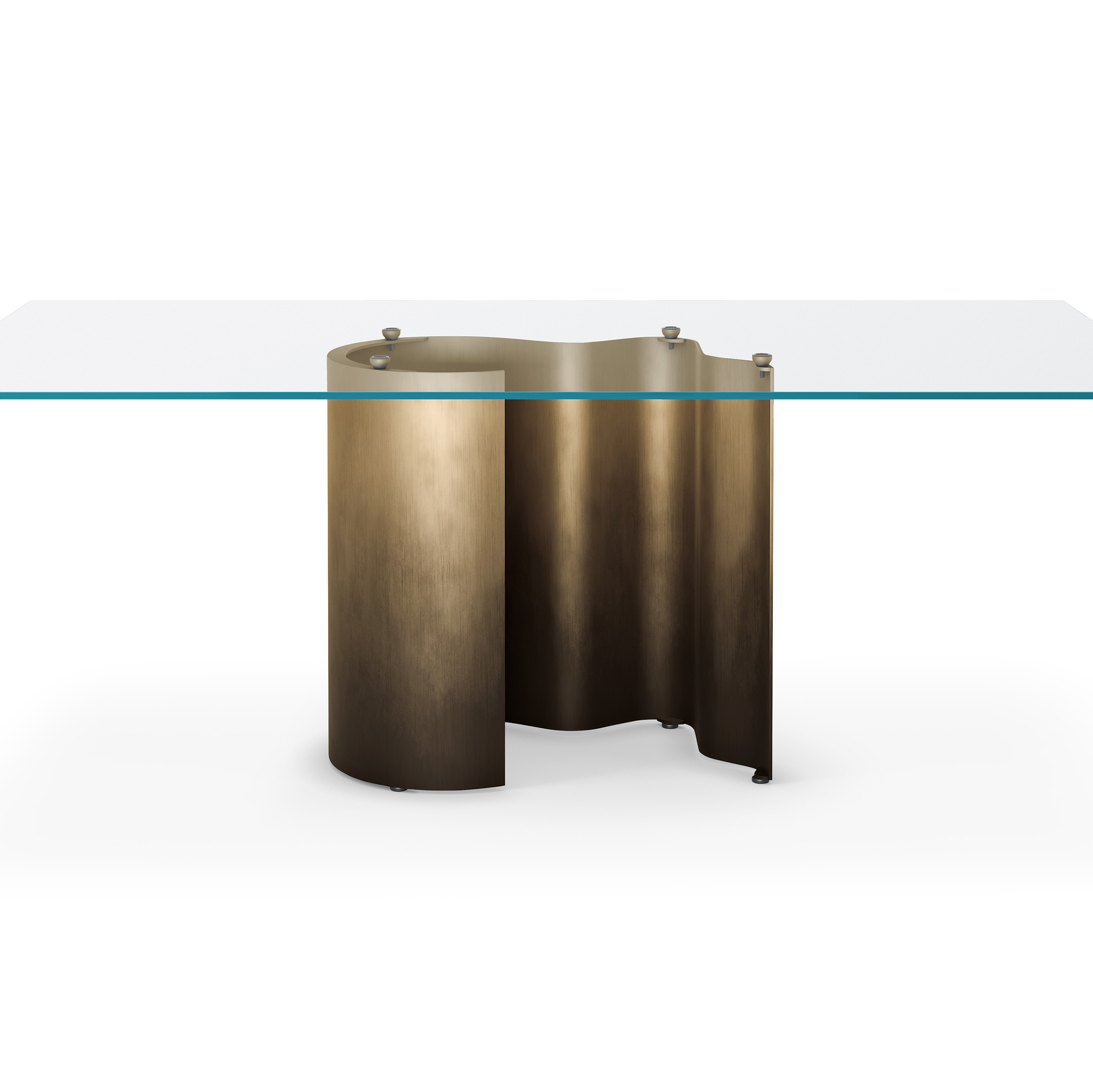 Papel Glass Dining Table - Thumbnail 2